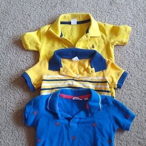 Boys Baby Gap polo shirts